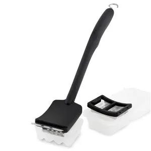 GrillPro Ice Brush with Dual Ice Block Tray