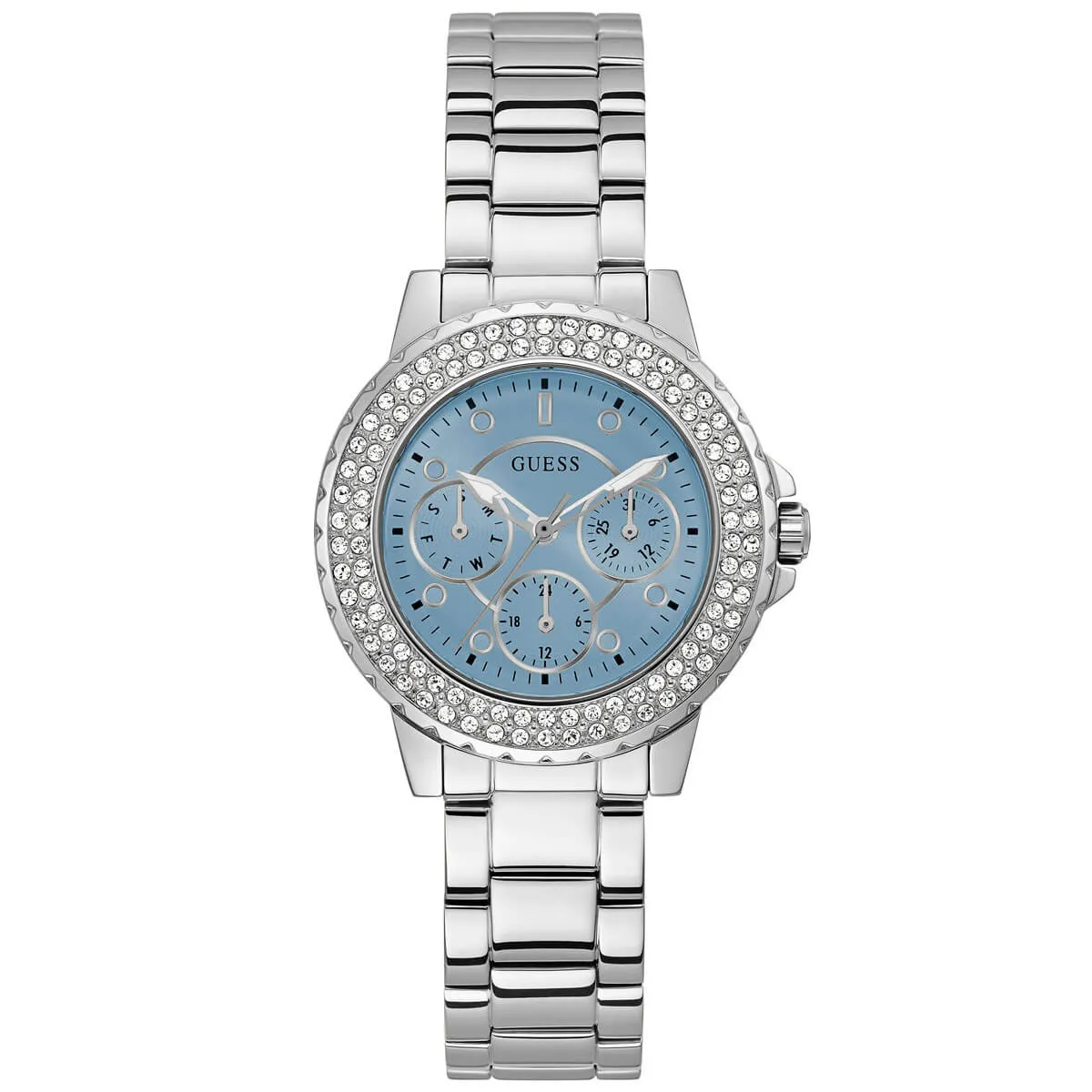 Guess Crown Jewel Silver Watch