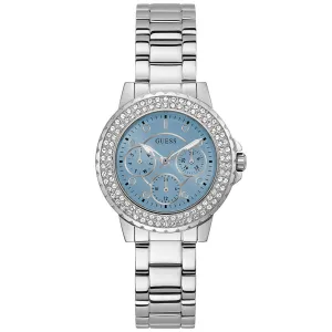 Guess Crown Jewel Silver Watch