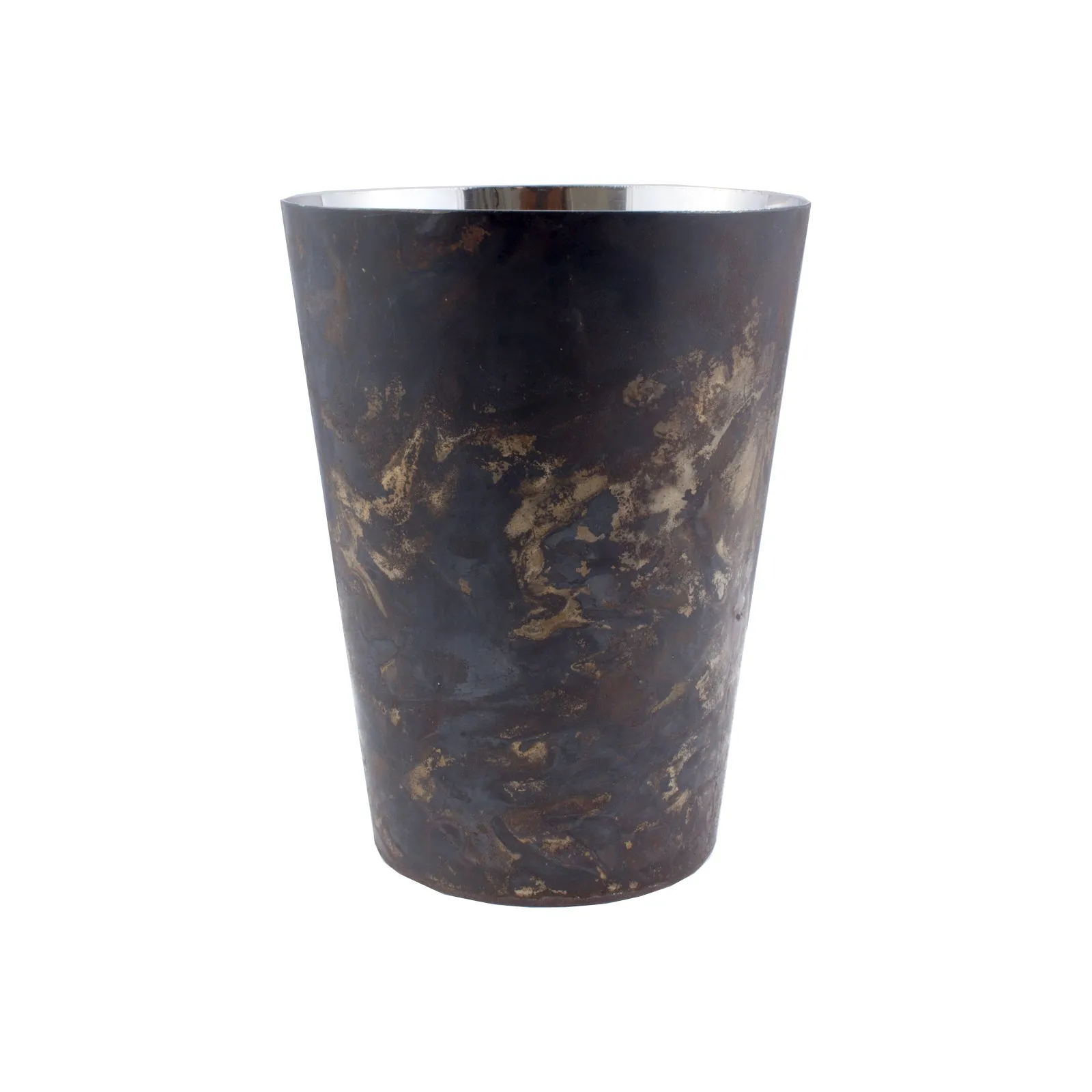 Handmade Metal Weighted Vase from Sri Lanka