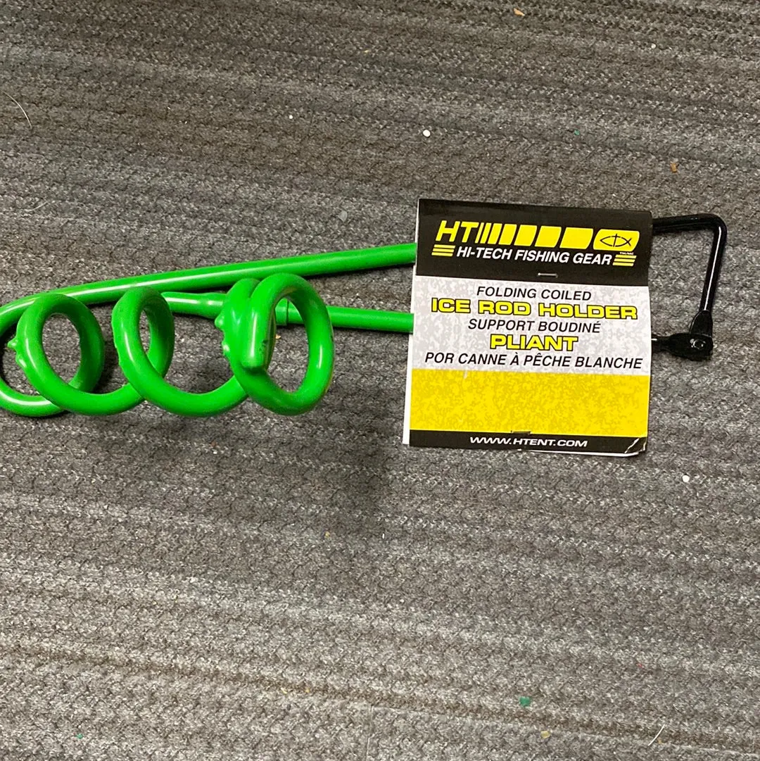 Hi-Tech folding coiled ice rod holder