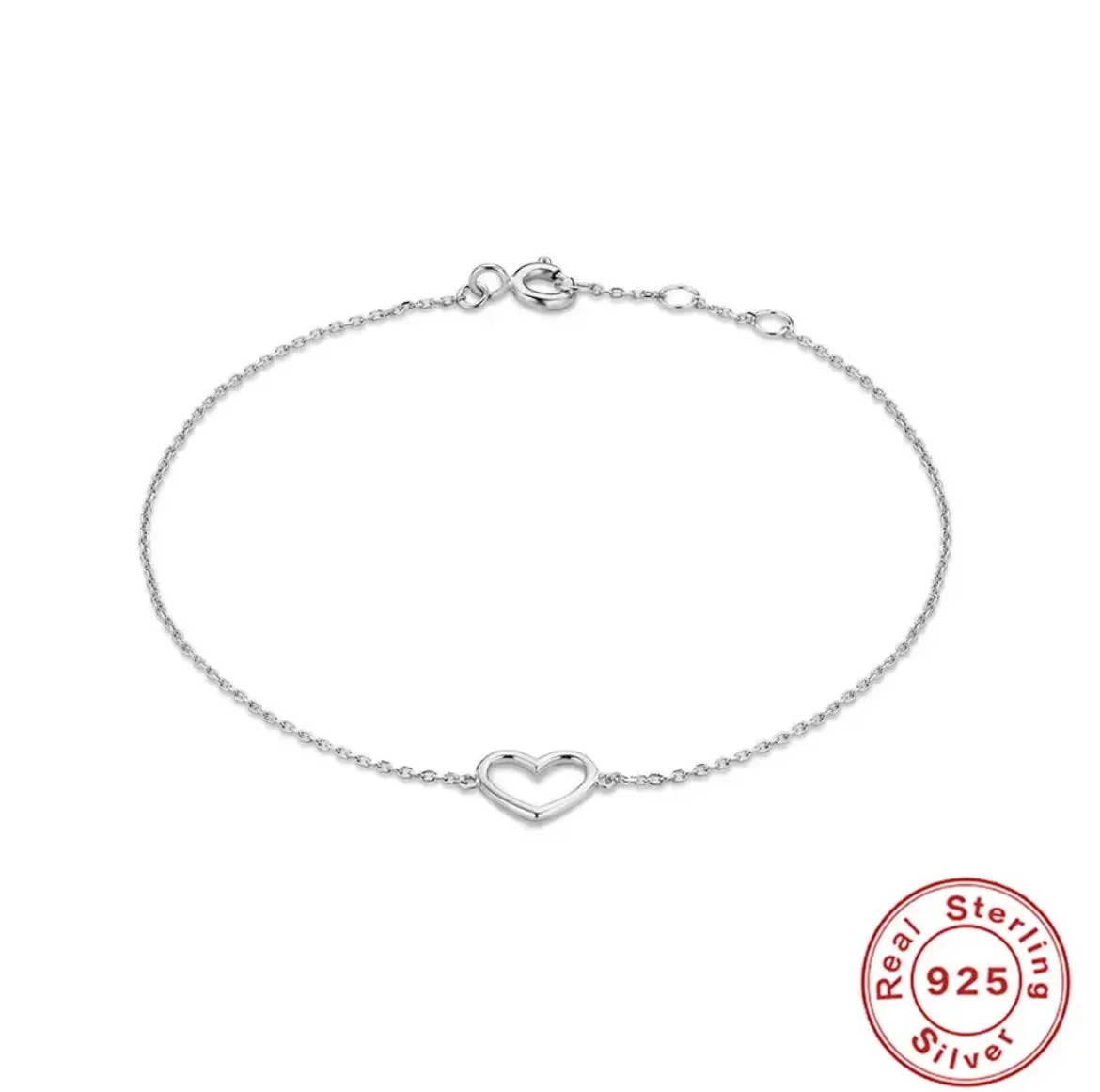 Hollow Heart Bracelet