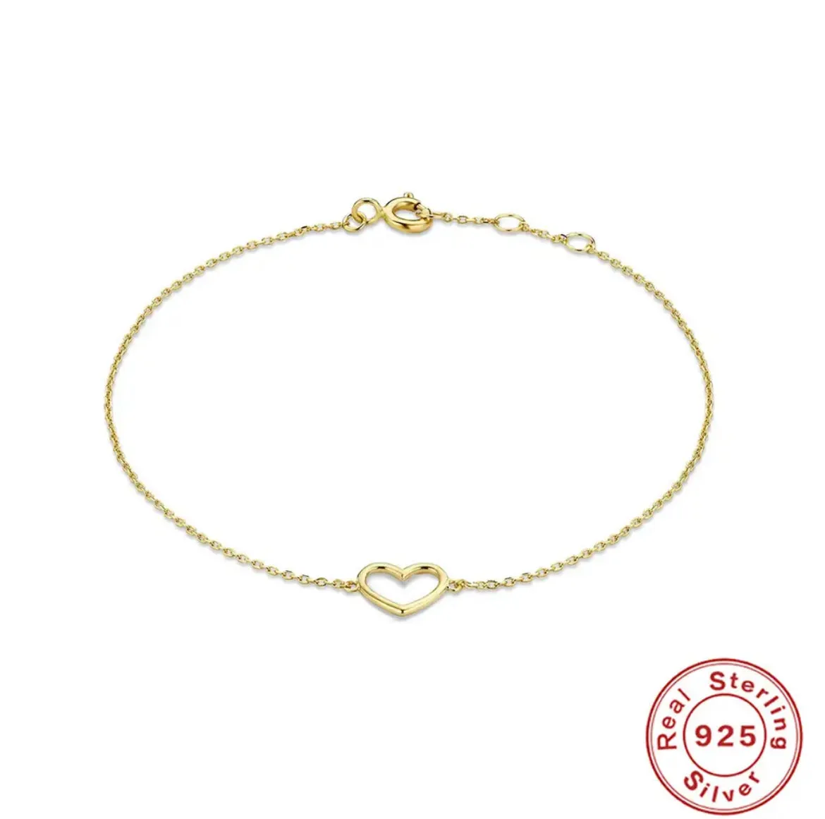 Hollow Heart Bracelet