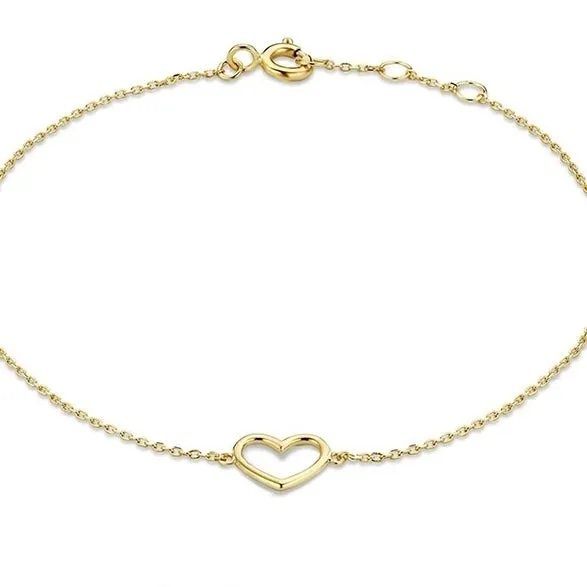 Hollow Heart Bracelet