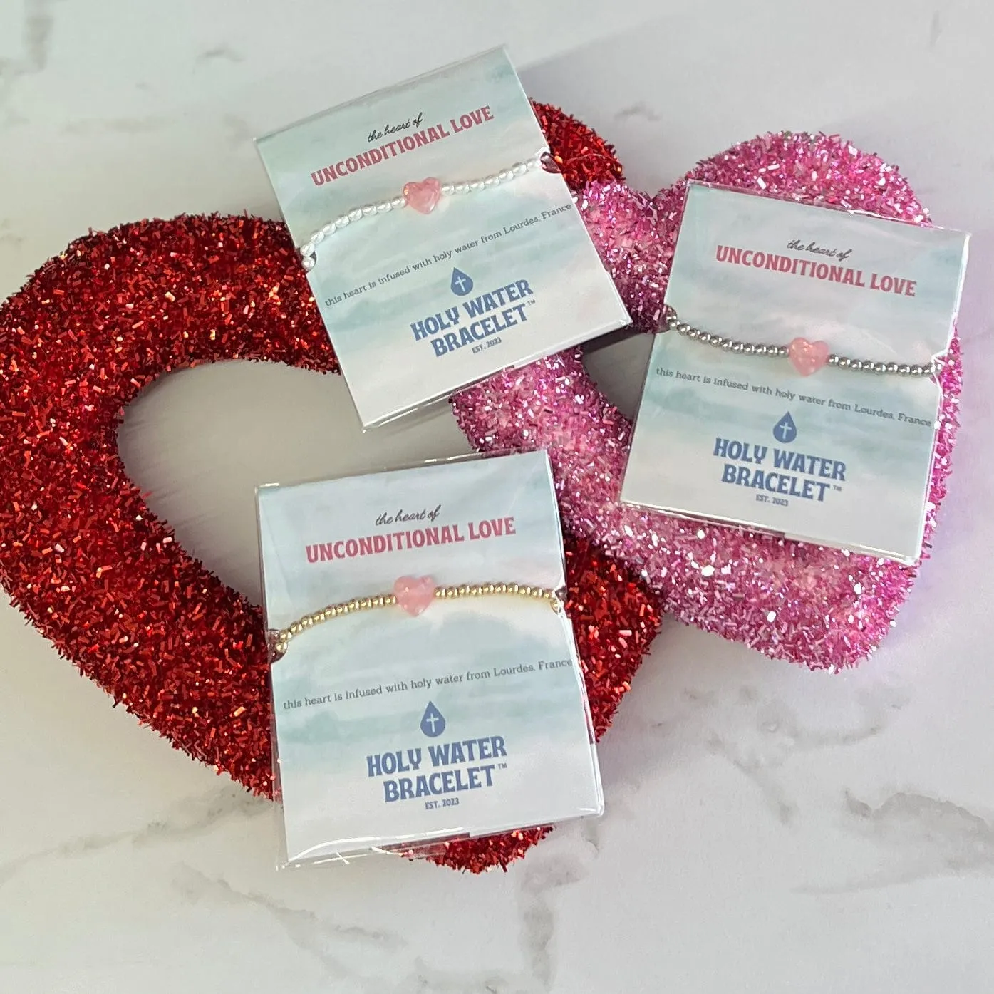 Holy Water Heart Bracelet