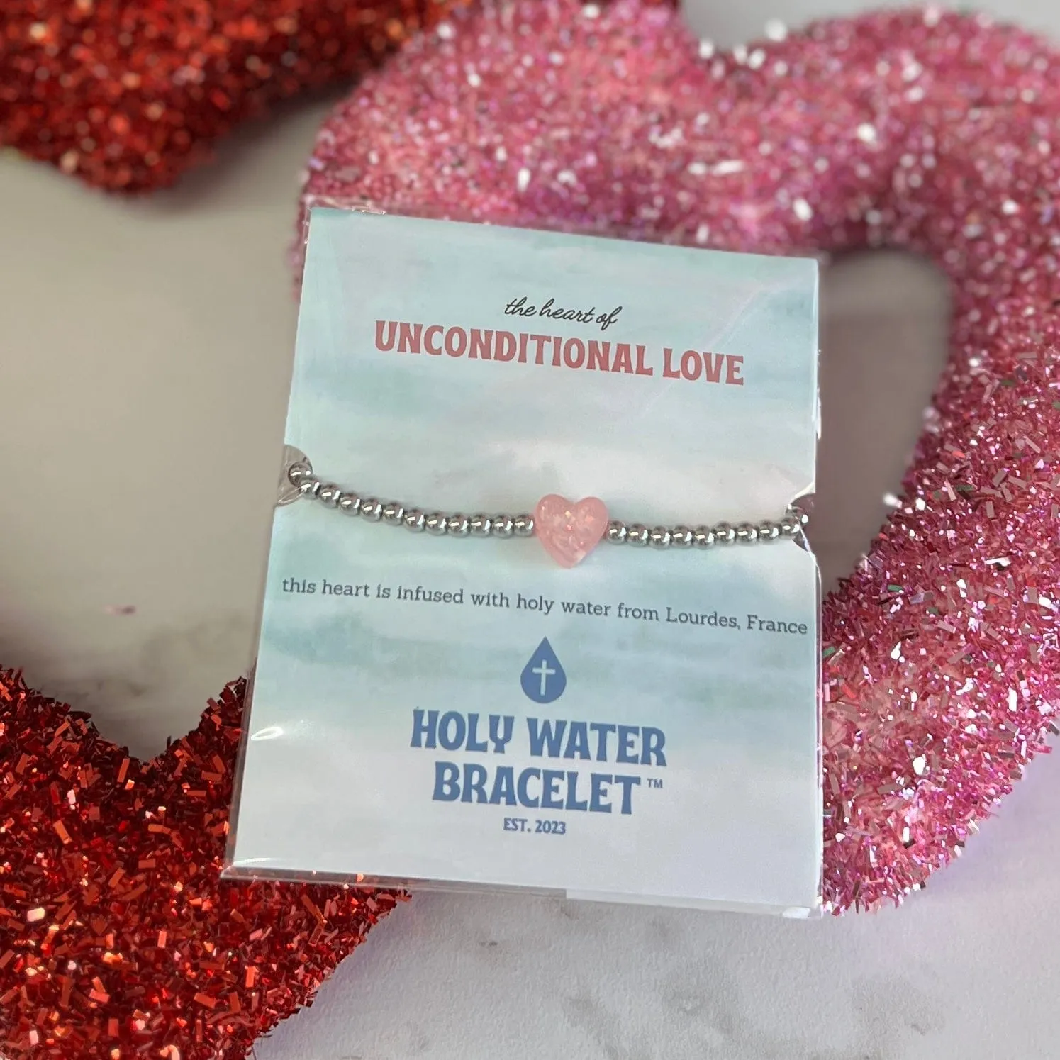 Holy Water Heart Bracelet
