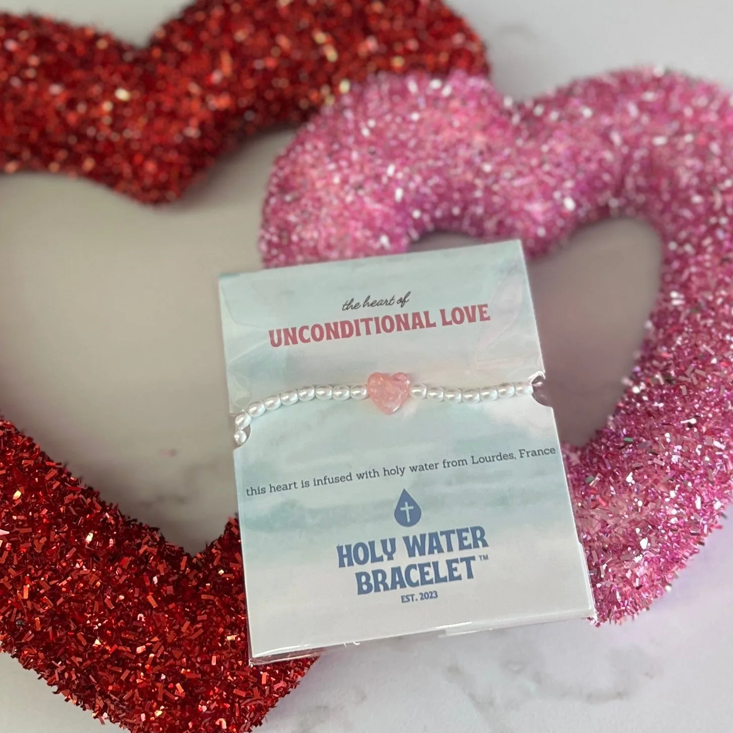 Holy Water Heart Bracelet