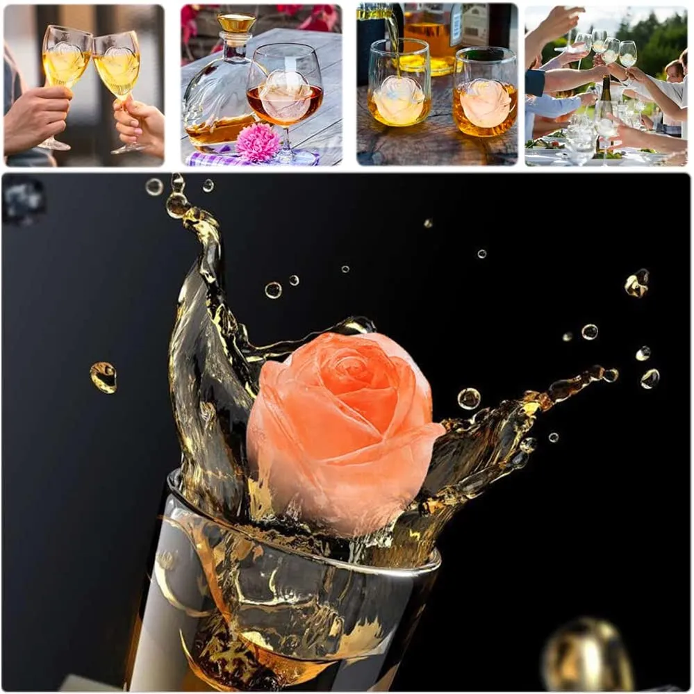 Homlly Food-Grade Silicone Ice Cube Maker Mold Tray