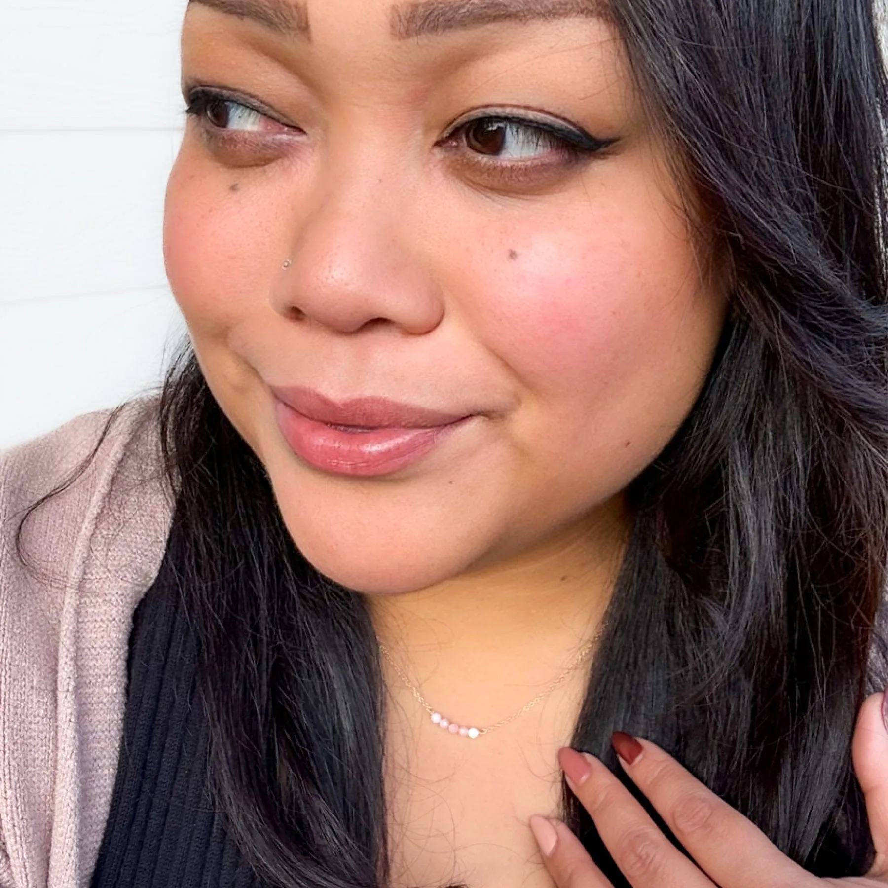 I Am Loved - Pink Opal Necklace