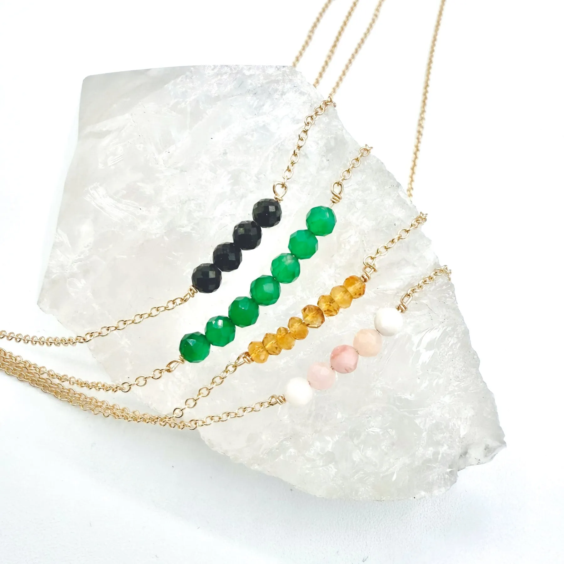 I Am Loved - Pink Opal Necklace