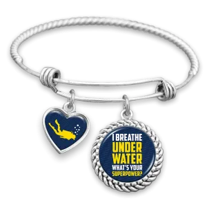 I Breathe Underwater, What's Your Superpower Charm Bracelet