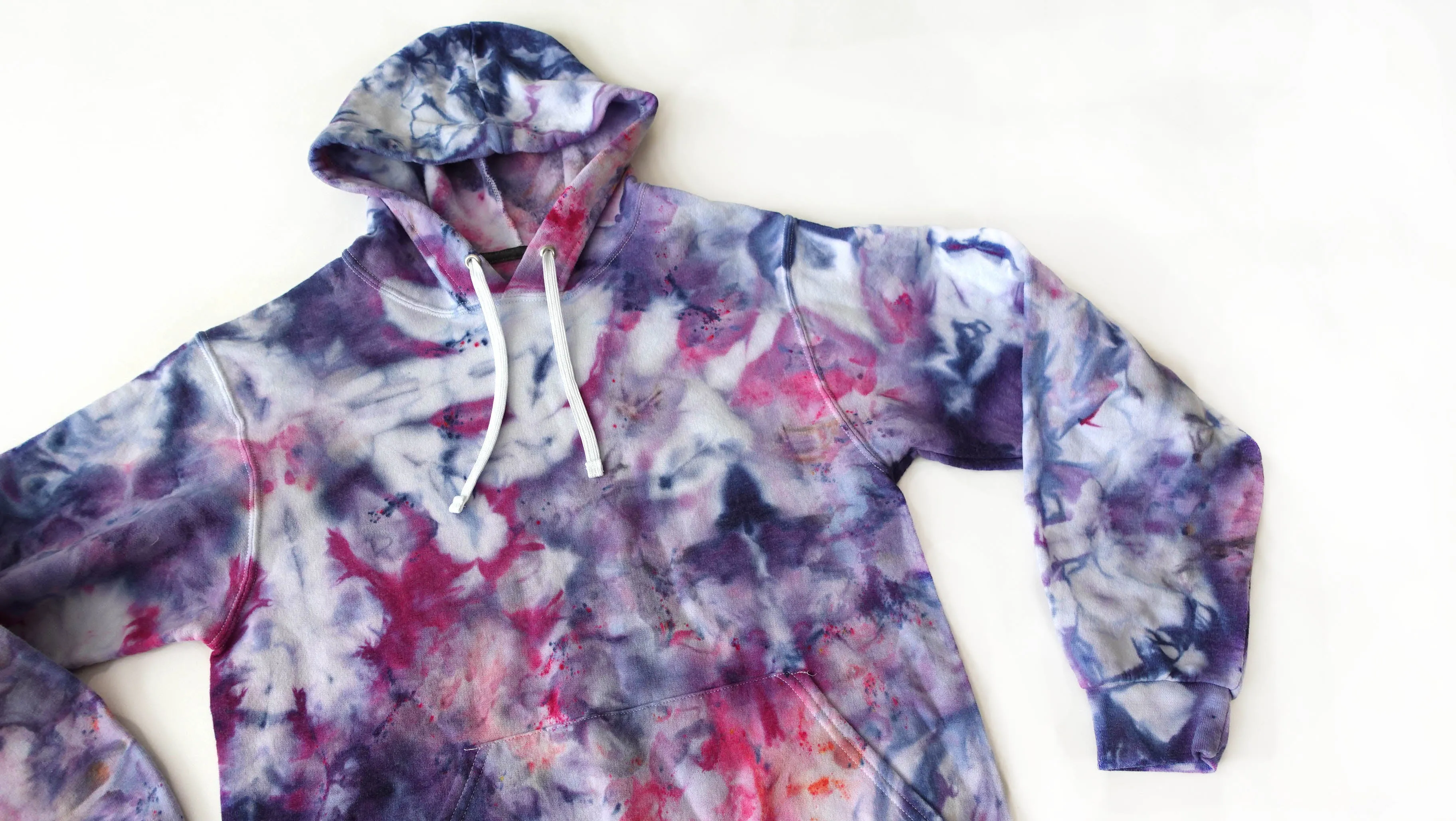 Ice Dye Hoodie Size S Free Shipping