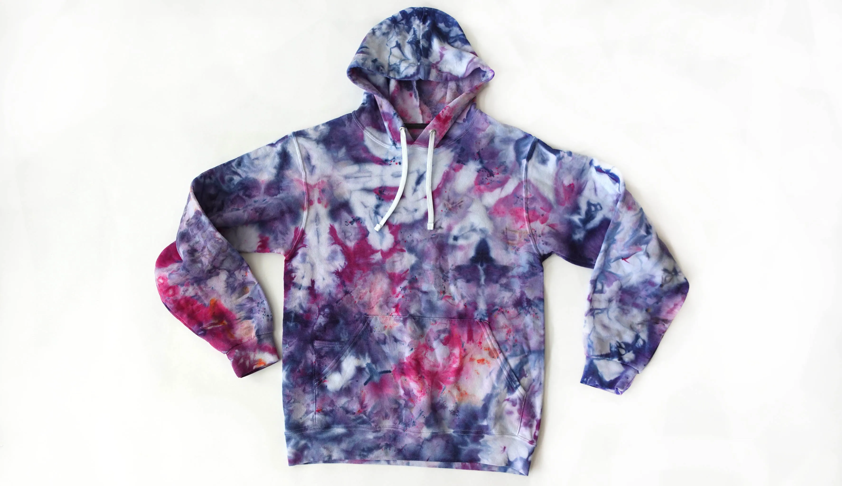 Ice Dye Hoodie Size S Free Shipping