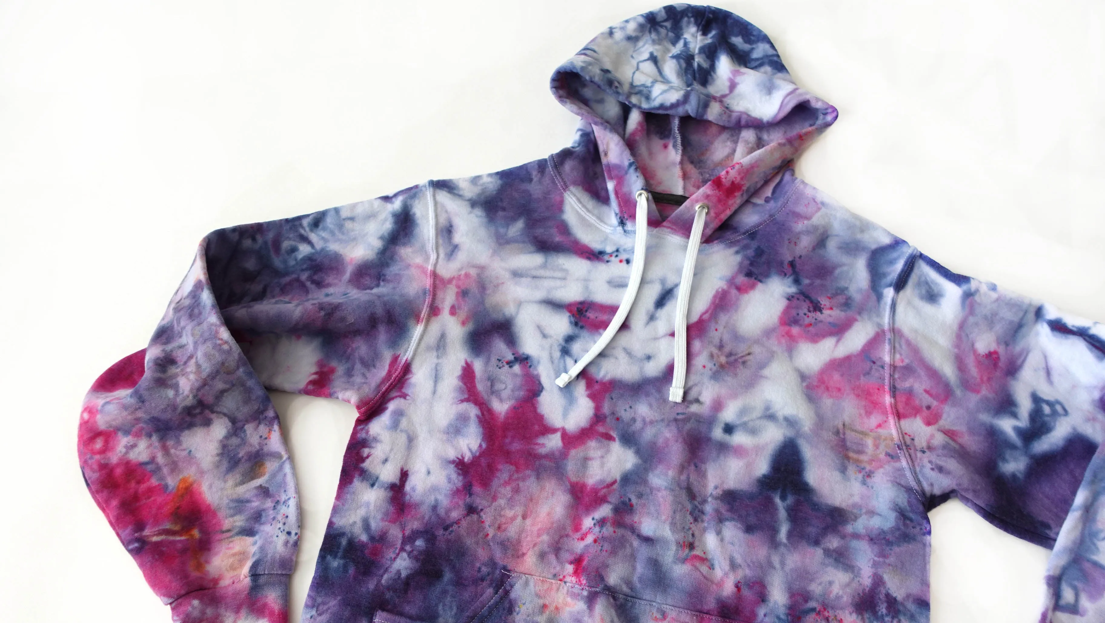 Ice Dye Hoodie Size S Free Shipping