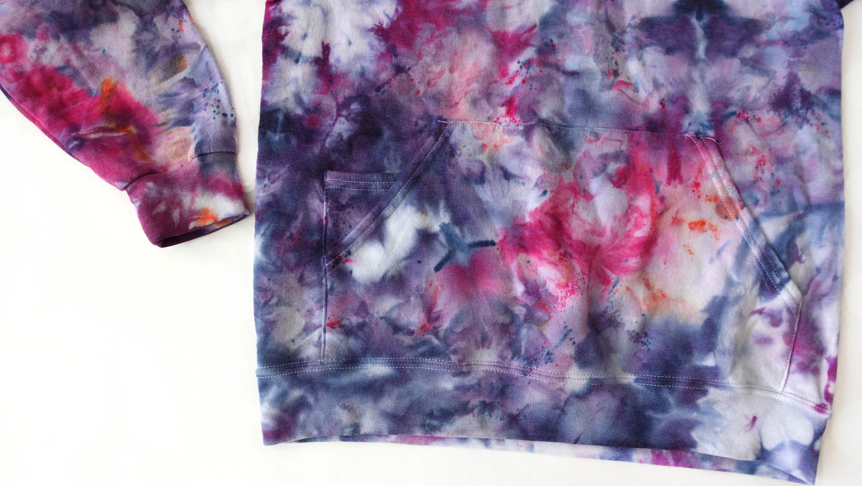 Ice Dye Hoodie Size S Free Shipping