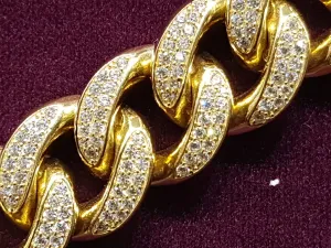 Icy Miami Cubanlink Bracelet 14K