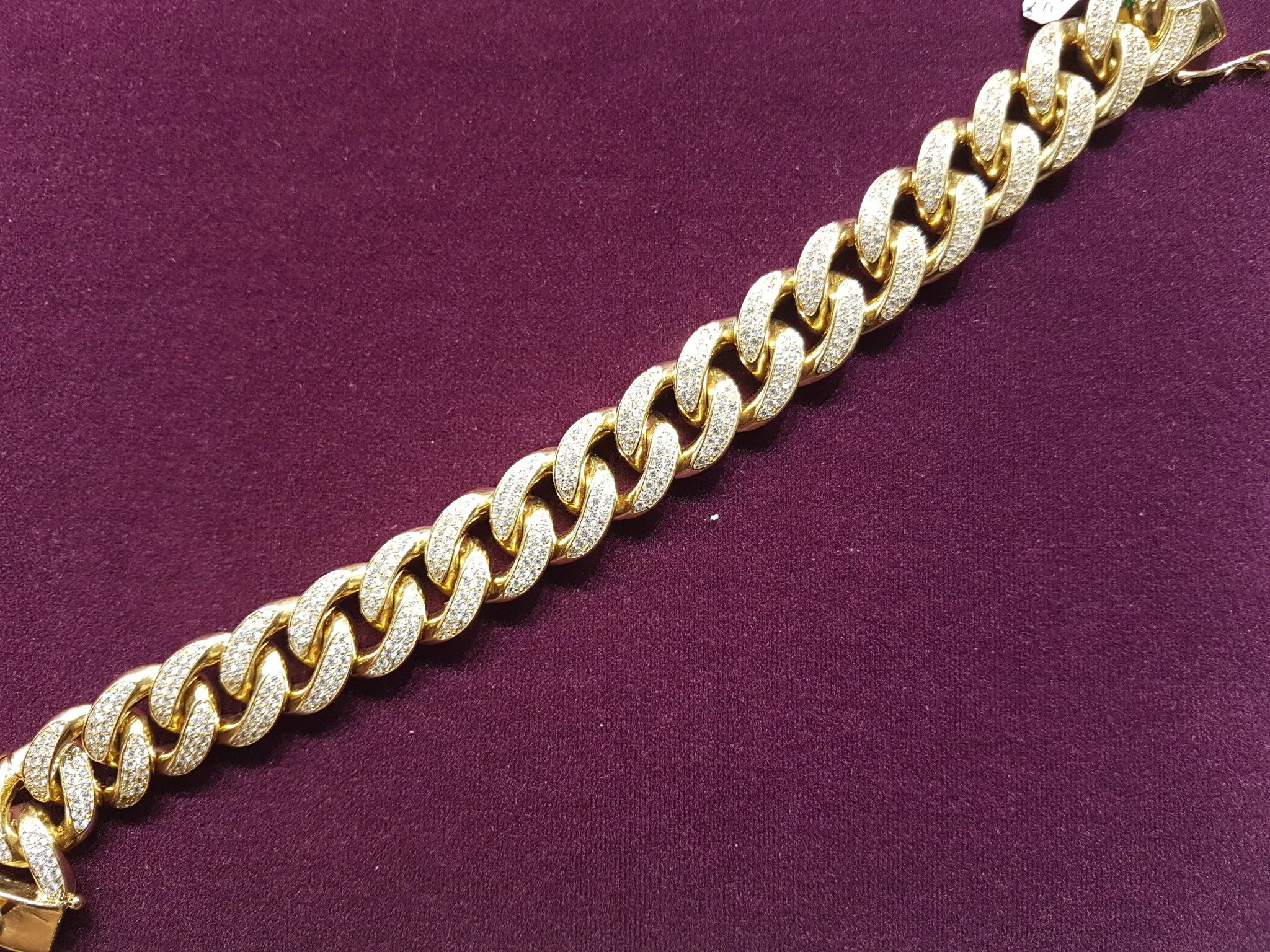 Icy Miami Cubanlink Bracelet 14K