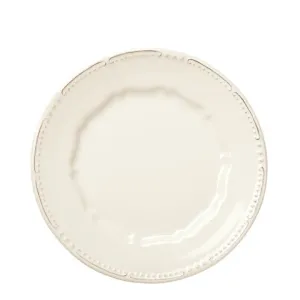 Isabella Plain Salad Plate-Ivory