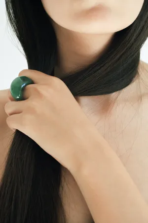 JADE DONUT RING