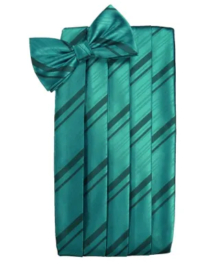 Jade Kids Striped Satin Cummerbund