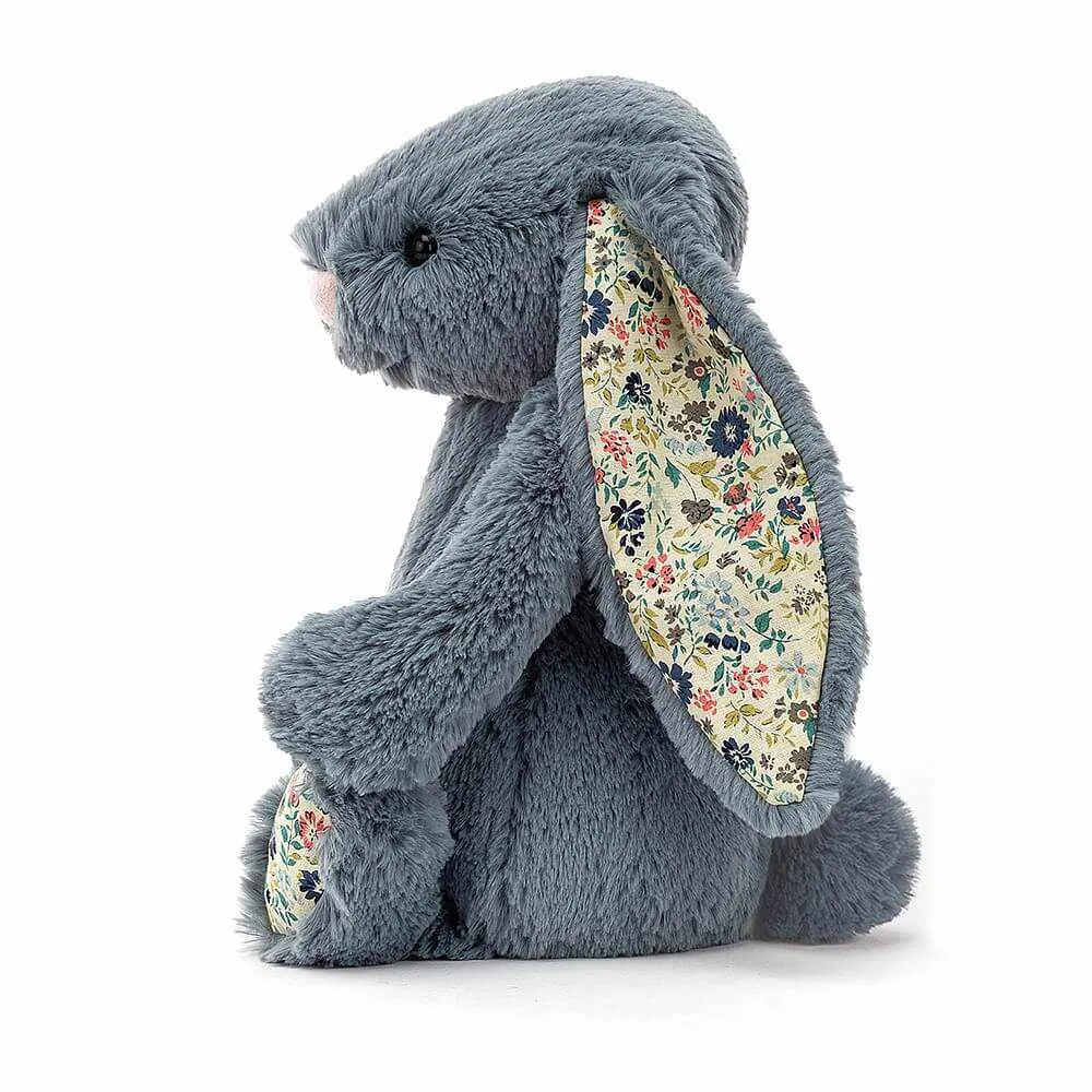 Jellycat Dusky Blue Blossom Bunny