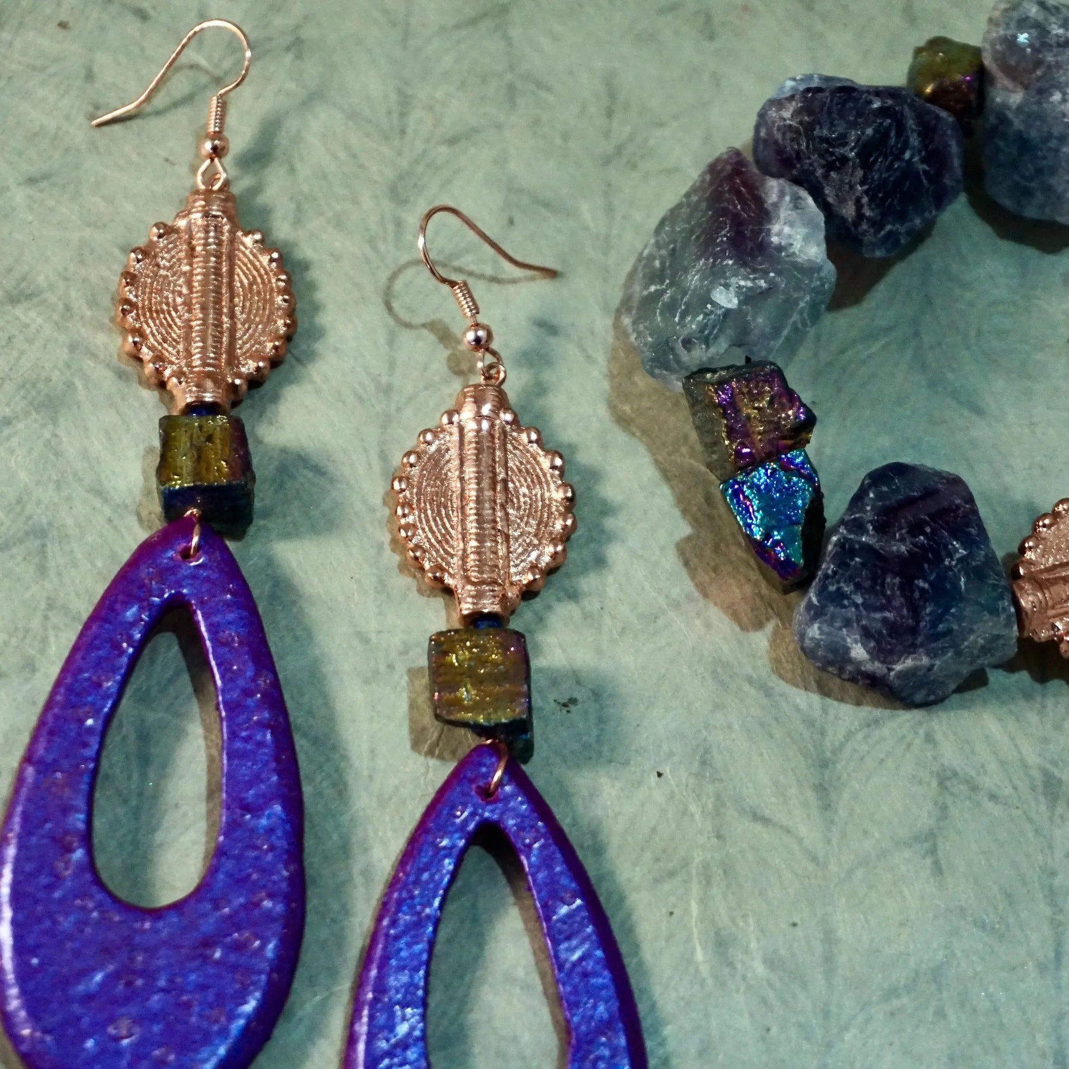 Kalinda Earrings x Dwabha Bracelet Set
