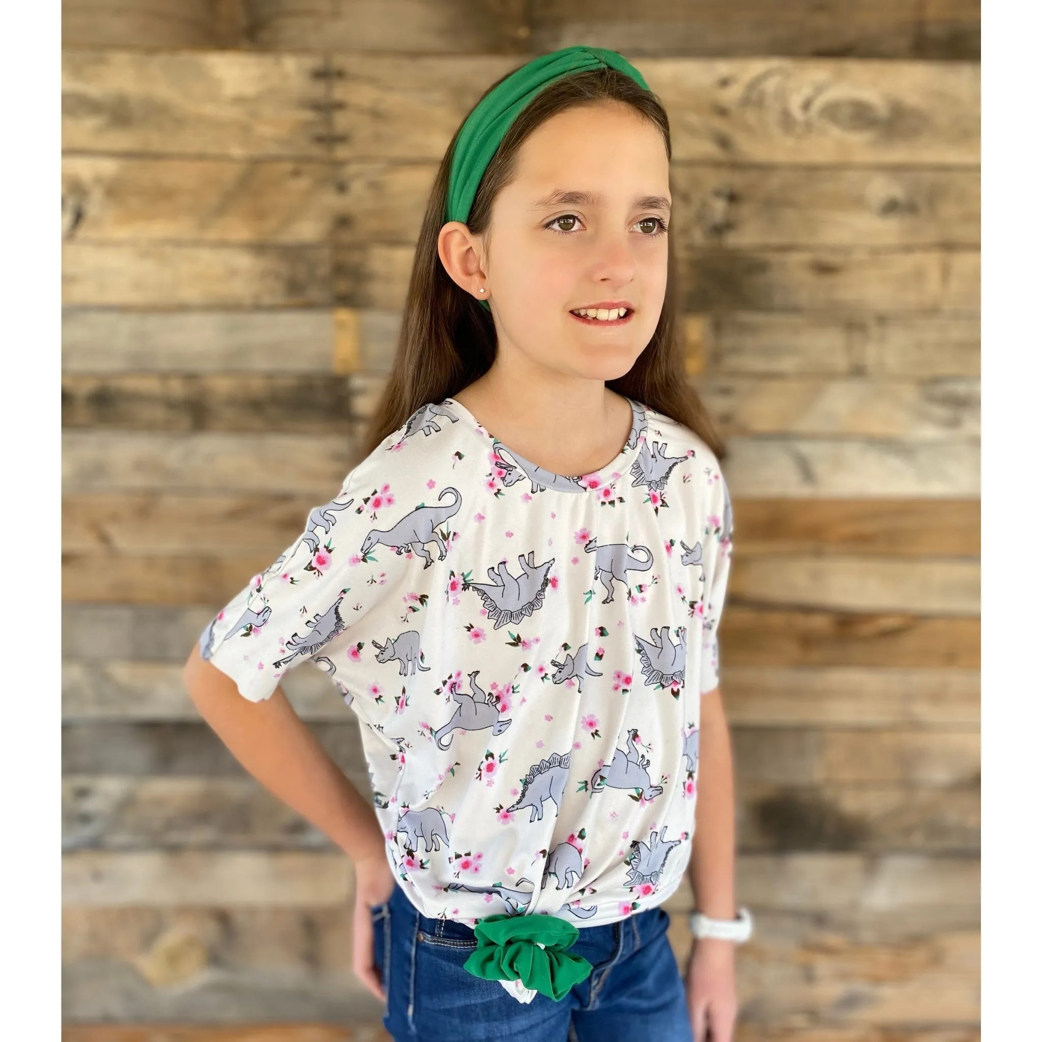 Kelly Green Ice Faux Knot Headband