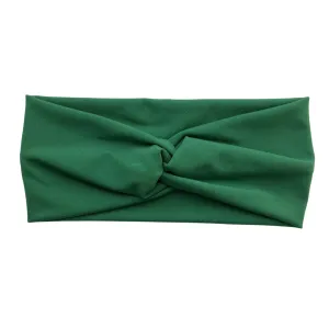Kelly Green Ice Faux Knot Headband