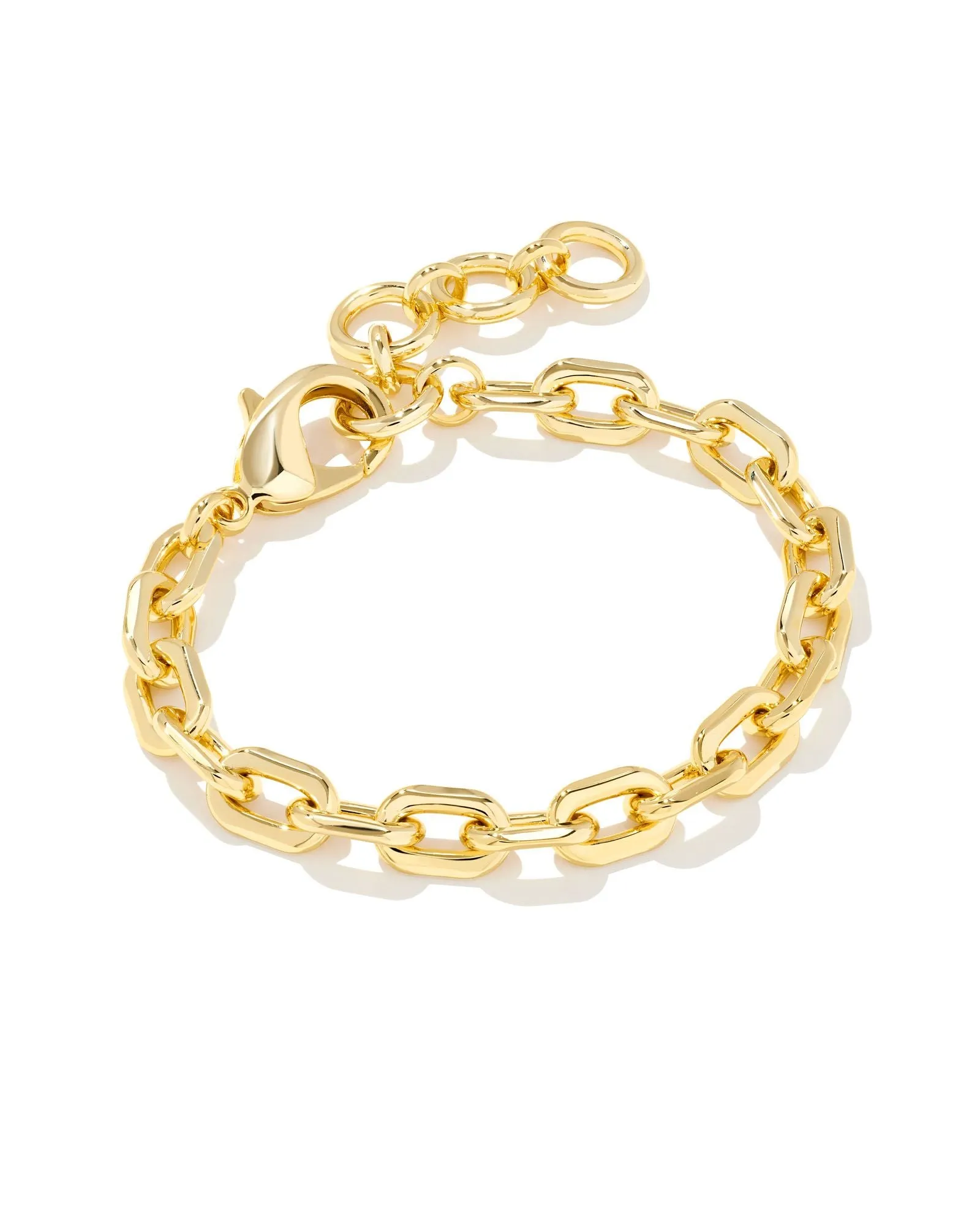 Korinne Chain Bracelet in Gold Metal