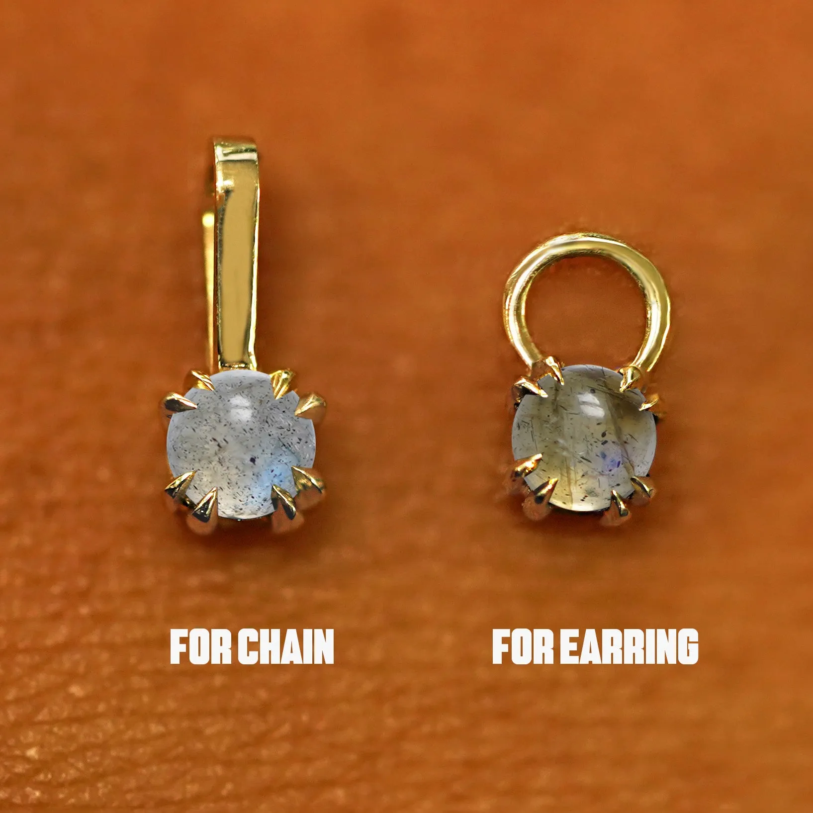 Labradorite Charm
