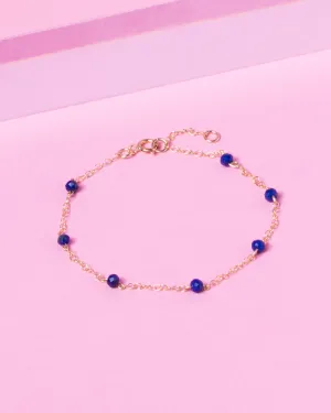 LAPIS CONSTELLATION 14K GOLD FILLED BRACELET