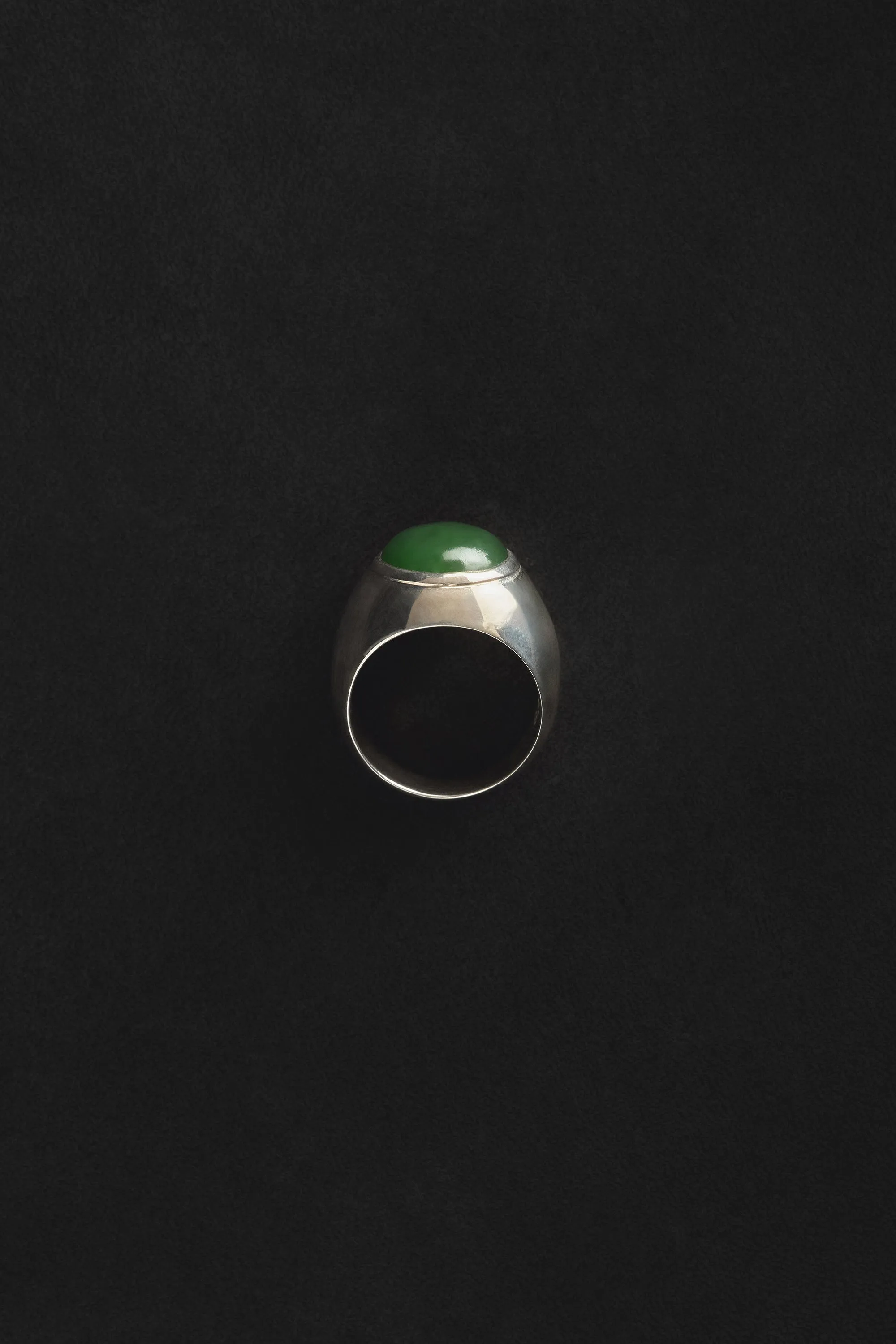 LARGE JADE DEREN RING