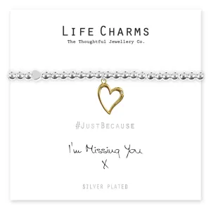 Life Charms I'm missing you bracelet