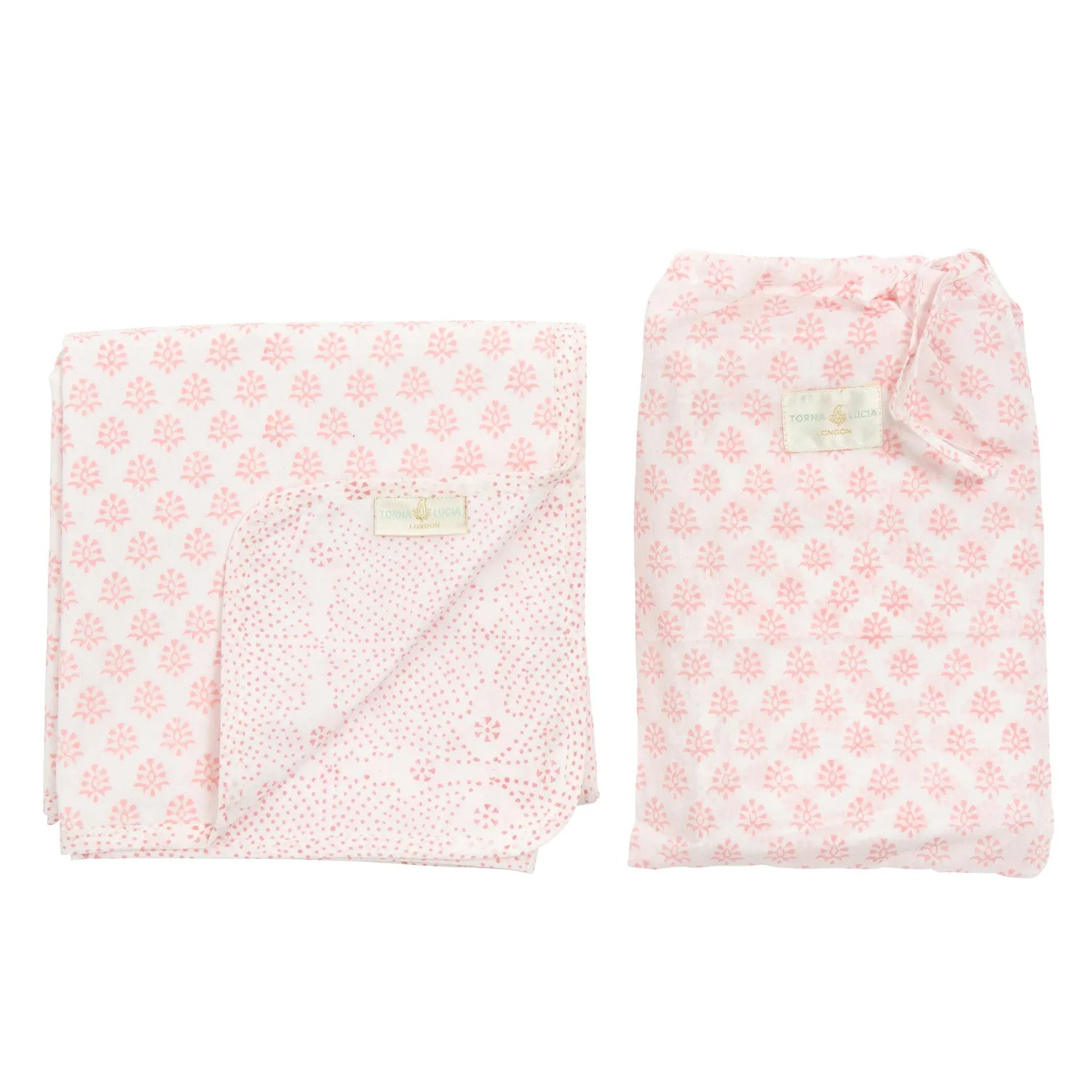Little Bouti & Fine Dot Reversible Swaddle Blanket