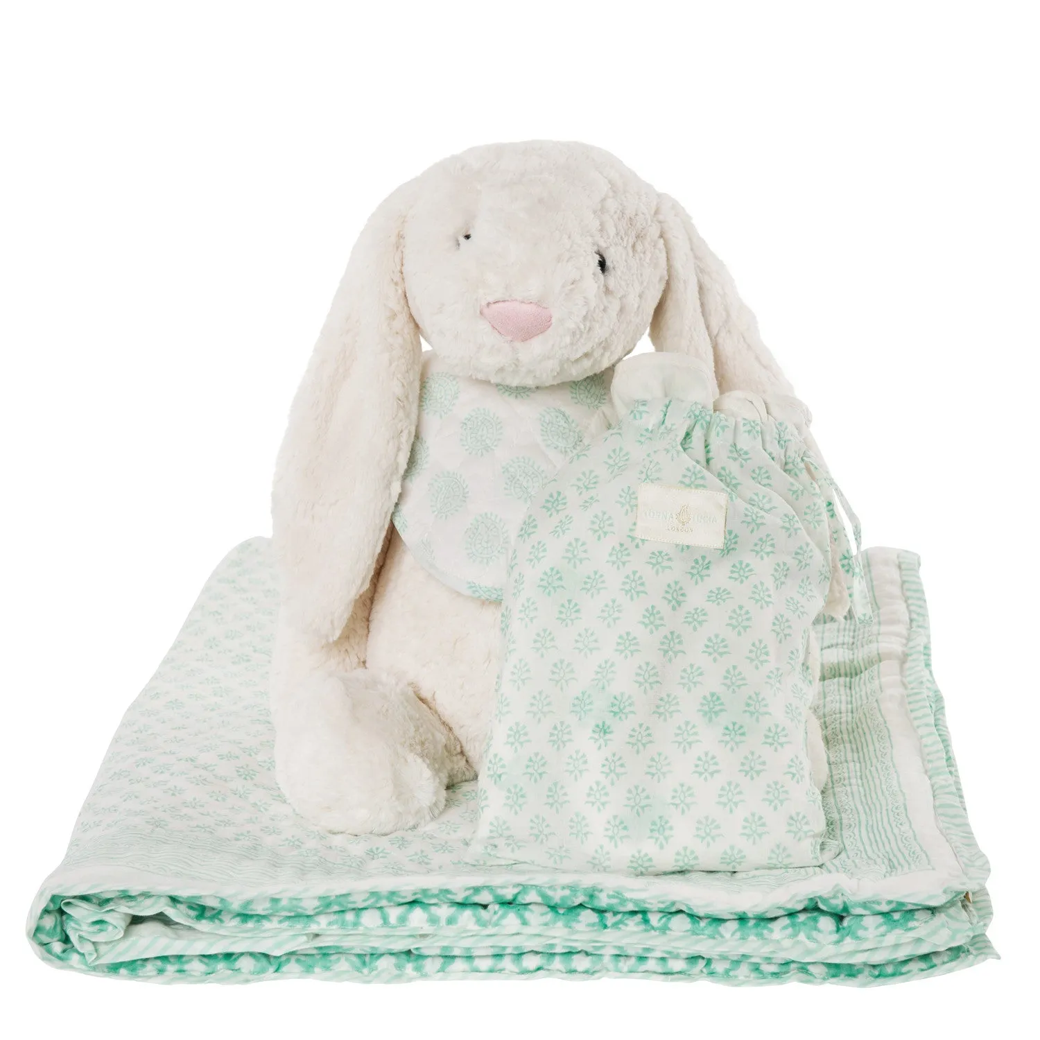 Little Bouti & Fine Dot Reversible Swaddle Blanket