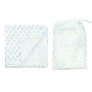 Little Bouti & Fine Dot Reversible Swaddle Blanket