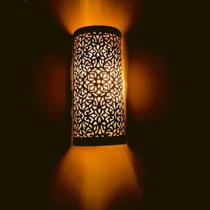 Luxurious Moroccan Wall Lamp - 100% Handmade Antique Brass Wall Sconce for Elegant Lighting