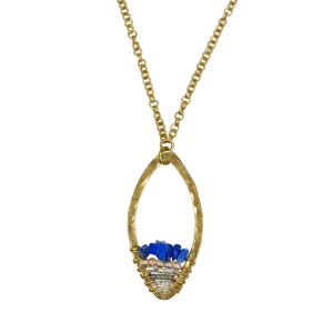 Maji Necklace (Earth Collection) in Lapis