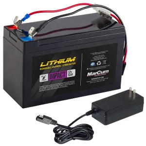 Marcum Lithium 12V 6AH "Impact" Battery