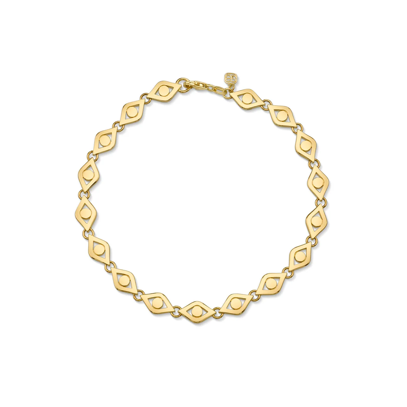Men's Collection Pure Gold Eye Link Bracelet