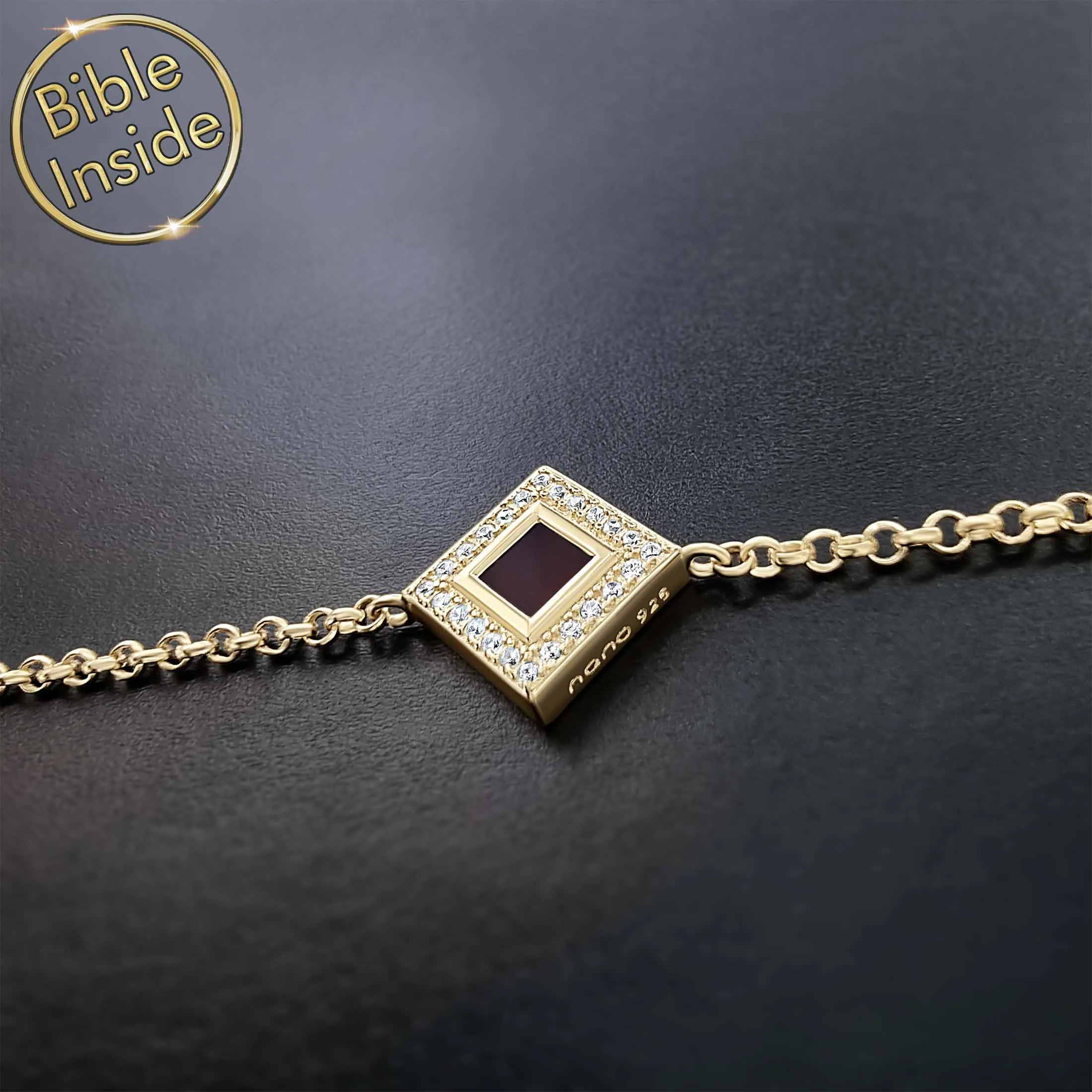 Miniature Bible Bracelet with Nano Bible - Elizabeth Bracelet