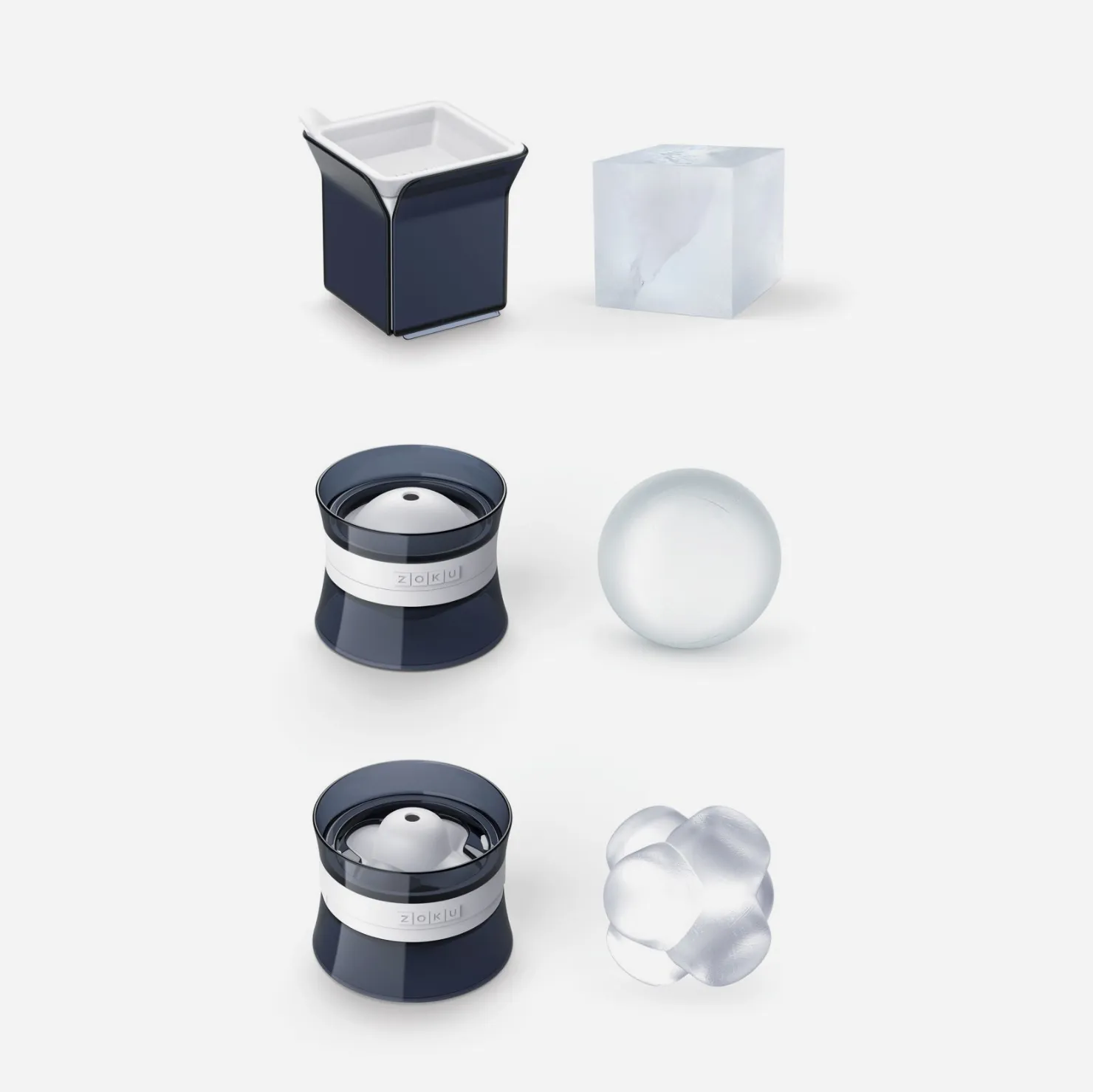 Mixology Ice Molds - Set of 3