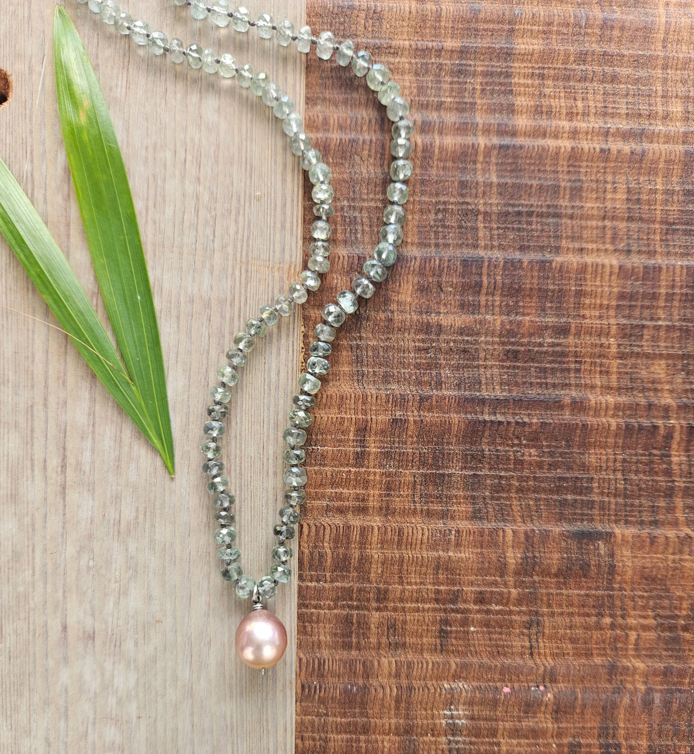 Moss Aqumarine Necklace