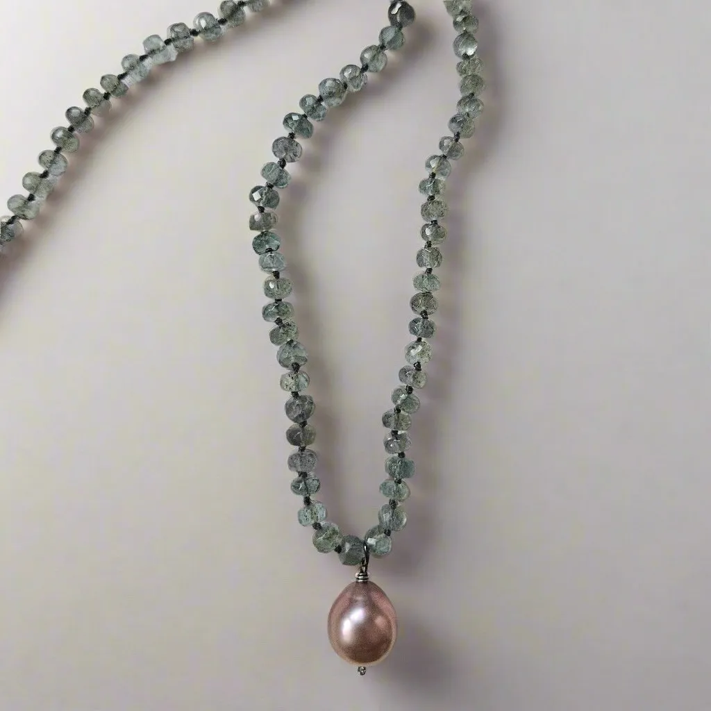 Moss Aqumarine Necklace