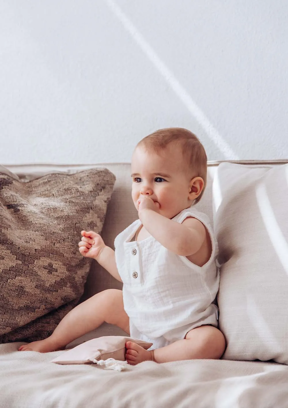 Musselin Body/Overall soft white