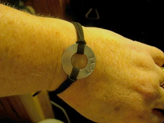 My word intention custom jewelry,  aluminium washer bracelet, custom personalized hand stamped jewelry handstamped jewelry