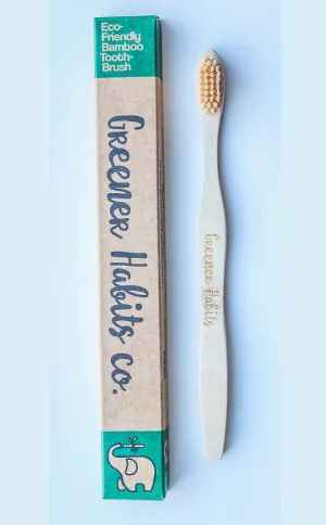 Natural Bamboo Toothbrush - Soft Bristles