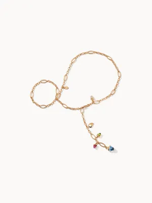 Necklace MIKADO Delicate 51 cm 'Candy' with Diamond Pavé