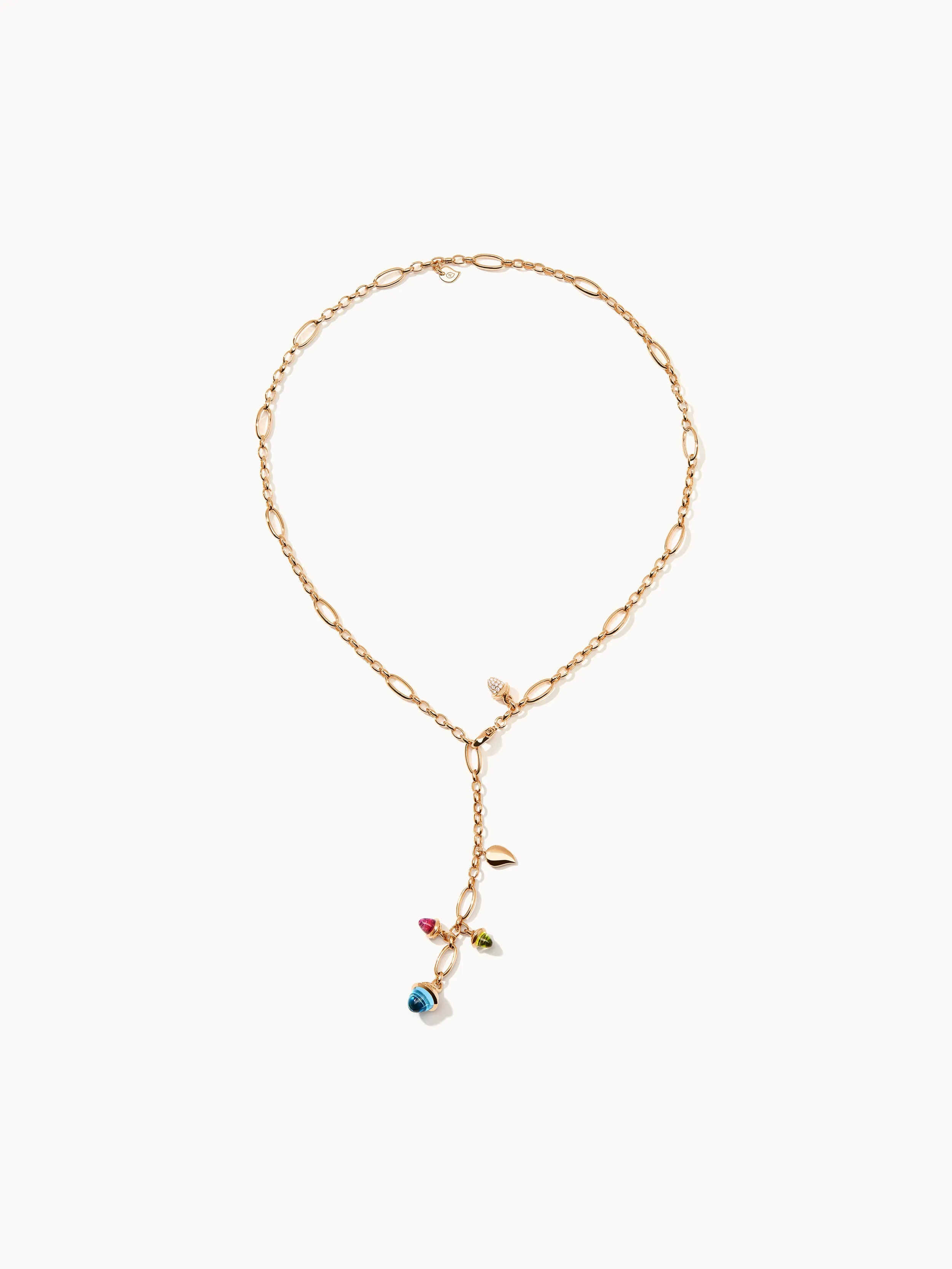 Necklace MIKADO Delicate 51 cm 'Candy' with Diamond Pavé