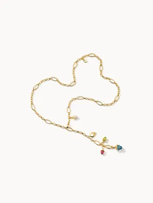 Necklace MIKADO Delicate 51 cm 'Candy' with Diamond Pavé
